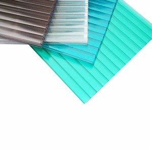 [Hot Item] High Light Transparency Honeycomb Plastic Sheet Hollow Polycarbonate Sheet
