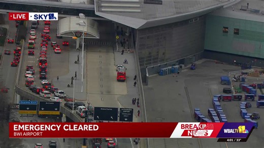 Emergency response cleared at BWI-Marshall Airport