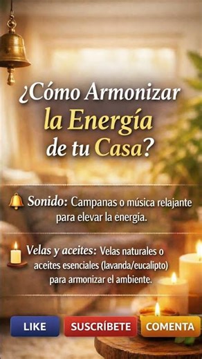 👉 ✨ ¿Cómo ARMONIZAR la ENERGÍA de tu CASA? 🏡🔔#espiritualidad #energia #psicologia#shortviral#shorts