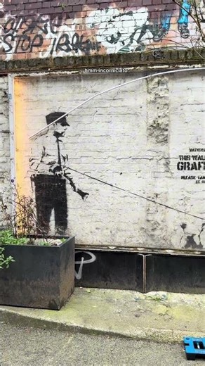 BANKSY'S street art London #london #streetart #banksy