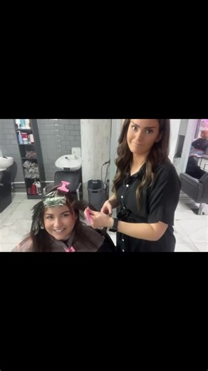 Don’t you just love working for free 👀 Staff Member vibes 🫶🏻 #hairtok #girlboss #fyp #hairdresser #SmallBusiness @kelsey_butterworth