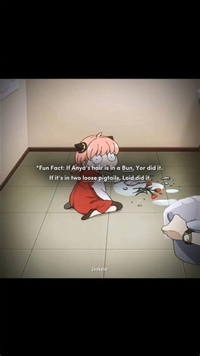 Fun facts about anya's hair #anya #spyxfamily #anyaforger