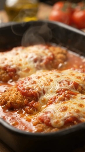 🇮🇹 Crispy Chicken Parmigiana | Easy Italian Recipe 🍗🧀