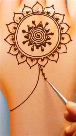 Bridal Henna Mehndi Design 2026 ✨letest mandla Mehndi Design 🌸Back Hand Mehndi Design #mehndi