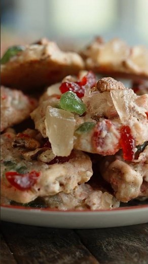 How to Make Old Fashioned Fruitcake Cookies #recipe #christmas