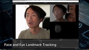 FaceMeshBarracuda: Face and Eye Landmark Tracker with Unity Barracuda