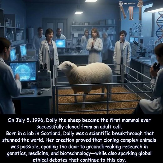 July 5, 1996, Dolly the Clone Sheep