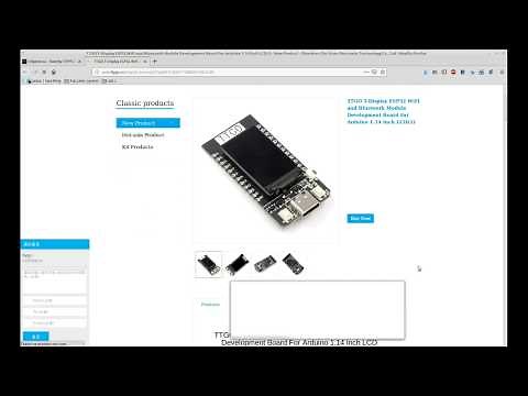How to start with TTGO ESP32 T-Display in Arduino IDE