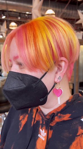 Colorful Bubble Technique Hair Tutorial