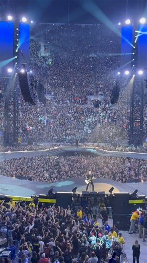 Jack Arnold on Instagram: "When Hetfield starts the “Let’s Go, Hokies” chant, you know you’re about to witness history .@metallica Enter Sandman has flowed through our speakers of this small town that I was born in for over 20 years for the baddest intro in college football. We finally heard it live from the band itself last night. Crank the volume up and feel this ride! Thank you @metallica for finally making this happen for us. #Metallica #EnterSandman #LaneStadium #Blacksburg #Hokies #M72Worl