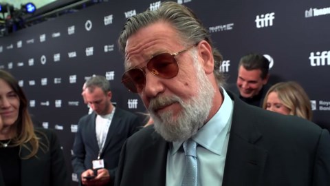 Russell Crowe and Rami Malek star at 'Nuremberg' premiere