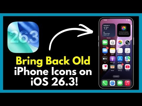How To Get Old Icons on iOS 26 (Bring Back Classic Look!)