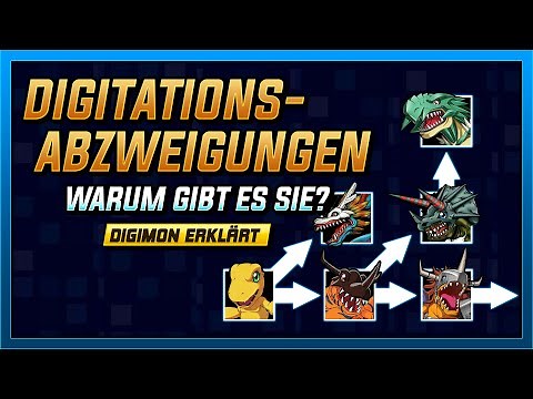 Digitations-Abzweigungen - warum gibt es sie? | Digimon Erklärt #7