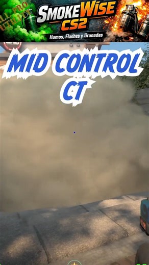 CT Smoke for Mid Control | CS2 Overpass💨These Smokes Were Impossible Before 😱 #cs2