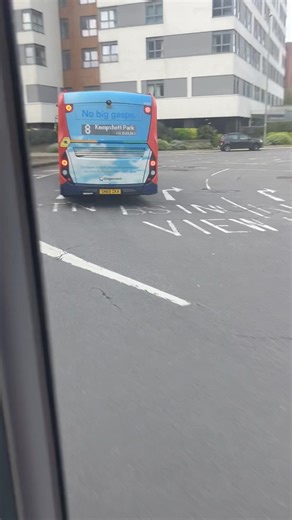 Here is the Stagecoach bus 26307 on the number 8 in Ba with the Go Greener Livery