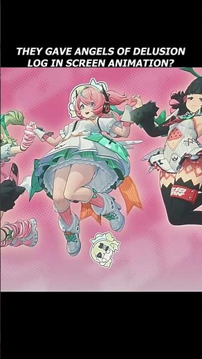 ZZZ Angels of Delusion log in screen animation