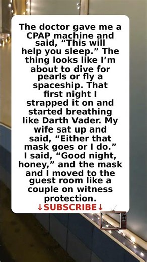 Sleeping With the CPAP Alien