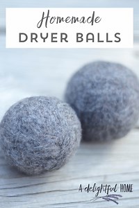 Homemade Dryer Balls