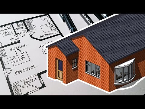 Modelling A House In REVIT By Using A Floor Plan Drawing