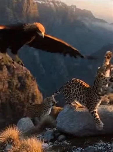 Eagle fight won leopards #animals #nature #learnsomethingnew