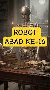 ROBOT 500 TAHUN LALU 🤖 IA BERJALAN SEPERTI MANUSIA | HUMANOID PERTAMA DALAM SEJARAH | ABAD KE-16