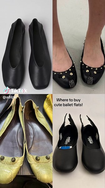 If you’ve been looking for some fun ballet flats for the spring here’s a little guide! #balletflats #balenciaga #camper #marcjacobs #springfashion #styletips #styleinspo #flats #shoerecommendations #shoecollection