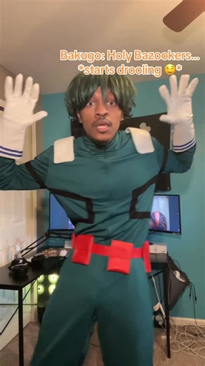 Rest💤 on Instagram: "Holy bazookers… DEKU YOU MOVING FR! #mha #cringe #myheroacademia #bakudeku #funny"