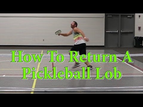 How To Return A Pickleball Lob by CoachDavidPickleball.com