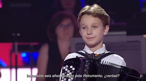 🇵🇱Miłosz Bachonko (11) from Poland not only plays the accordion, but also composing his own music. Amazing child! Or maybe will he become a football player? What do you think...? | Virtuosos Talent Show