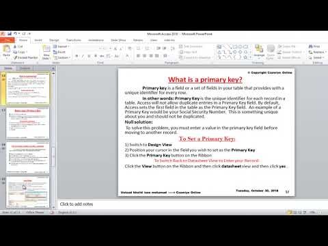 Ms-access lesson 08