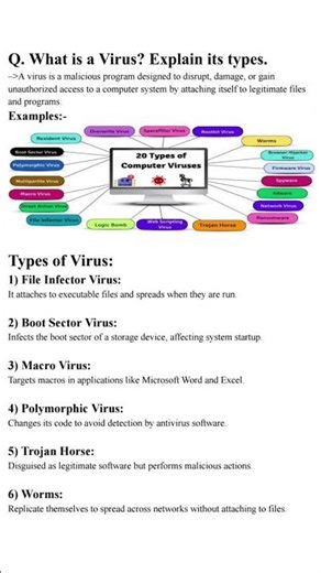 कंप्यूटर वायरस क्या है? | What Is The Virus? | Explain The Types | Computer & Programming | Virus |