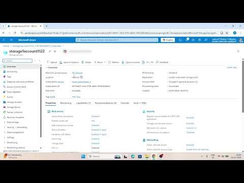 How to Create a Storage Account – Lab | AZ-104– Day 38
