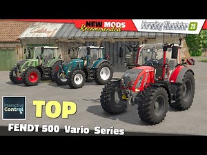 FS25 ★ FENDT 500 Vario Series (interactive control ready) - Farming Simulator 25 Mods Review QHD