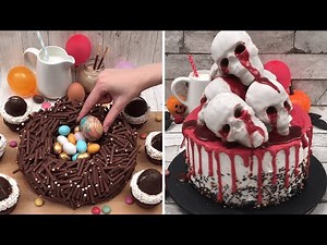 Over-the-Top Cakes 🥳 Cash Cake 🎁 Chocolate Nest 🐣 Skull Cake 😱