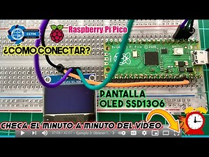 📺+🐍 How to connect the SSD1306 OLED display to the Raspberry Pi Pico? | Messages, lines, and rect...