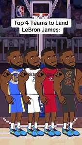The Top 4 Teams to Land LeBron James: #nba | Rebound Rewind