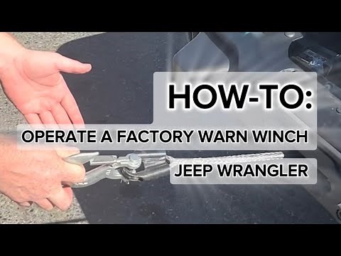 How-To Operate a Factory Warn Winch | Jeep Wrangler