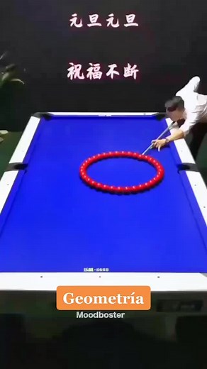 Geometría aplicada al billar