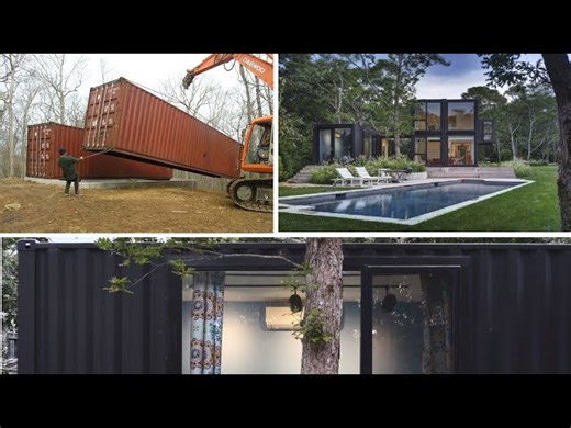 A modular container house installed in just 2 days