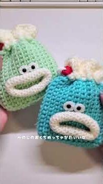 Making a soda float-themed drawstring bag #chopstickmonster #crochet #knitting #makingit