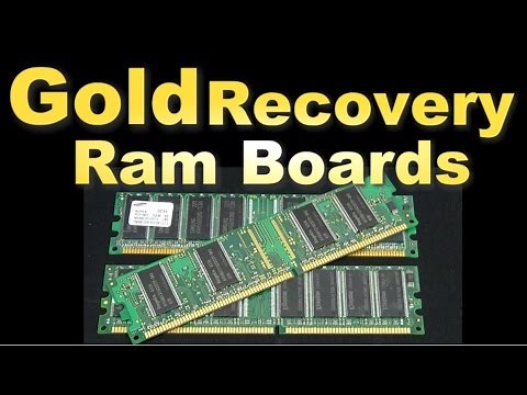 Gold Recovery ( Scrapping Ram finger boards)