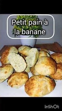 Recette de petit pain à la banane #recettefacile #recetterapide #patisserie