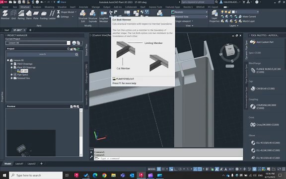 06-Creating Pipe Rack in AutoCAD Plant 3D