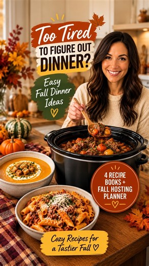 Too Tired to Figure Out Dinner? 🍂 Easy Fall Dinner Ideas