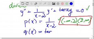 SOLVED:Use the Existence and Uniqueness Theorem for Linear IVPs to determine the largest interval on which the solution is guaranteed to exist. y^' y / √(4-t^2)=t, y(3)=-1.