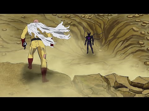 Serious Table Flip - One Punch Man Chapter 167 Fan Animation - Saitama vs Cosmic Garou