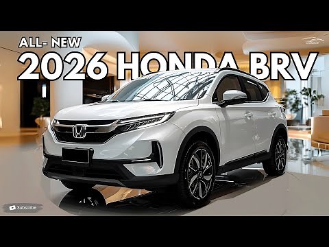 新型 2026 ホンダ BRV 発表 - 効率性が高く、日常のドライブに最適!
