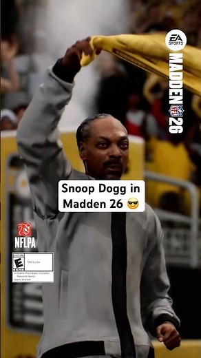 Snoop Dogg is in the game #Madden26