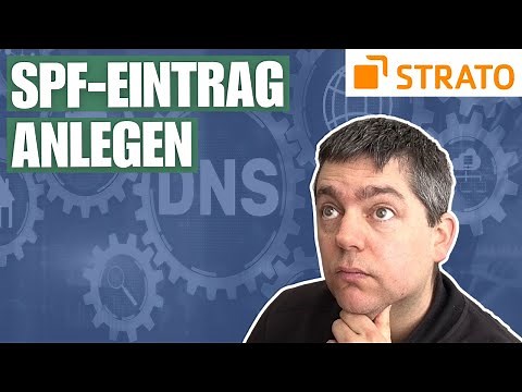 Create STRATO SPF entry / record