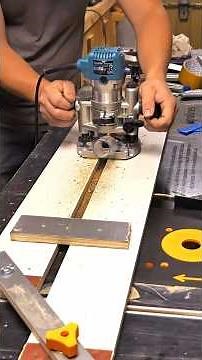 Gabarit de défonceuse pour rainure